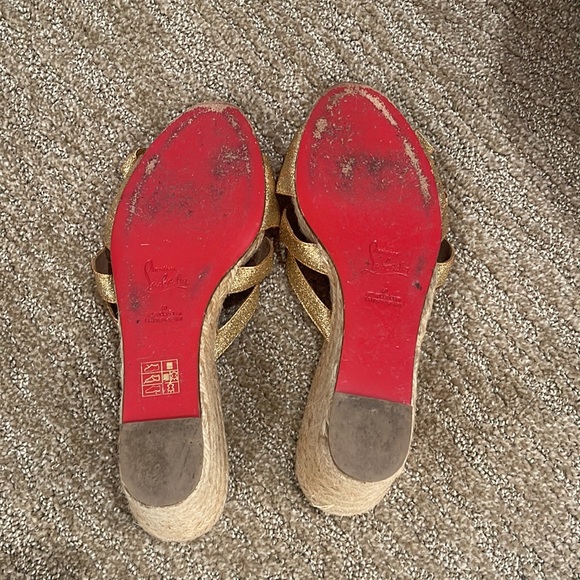 Christian Louboutin wedges size 40 - Picture 6 of 8